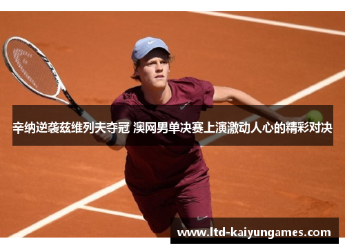 辛纳逆袭兹维列夫夺冠 澳网男单决赛上演激动人心的精彩对决 辛纳逆袭兹维列夫夺冠 澳网男单决赛上演激动人心的精彩对决